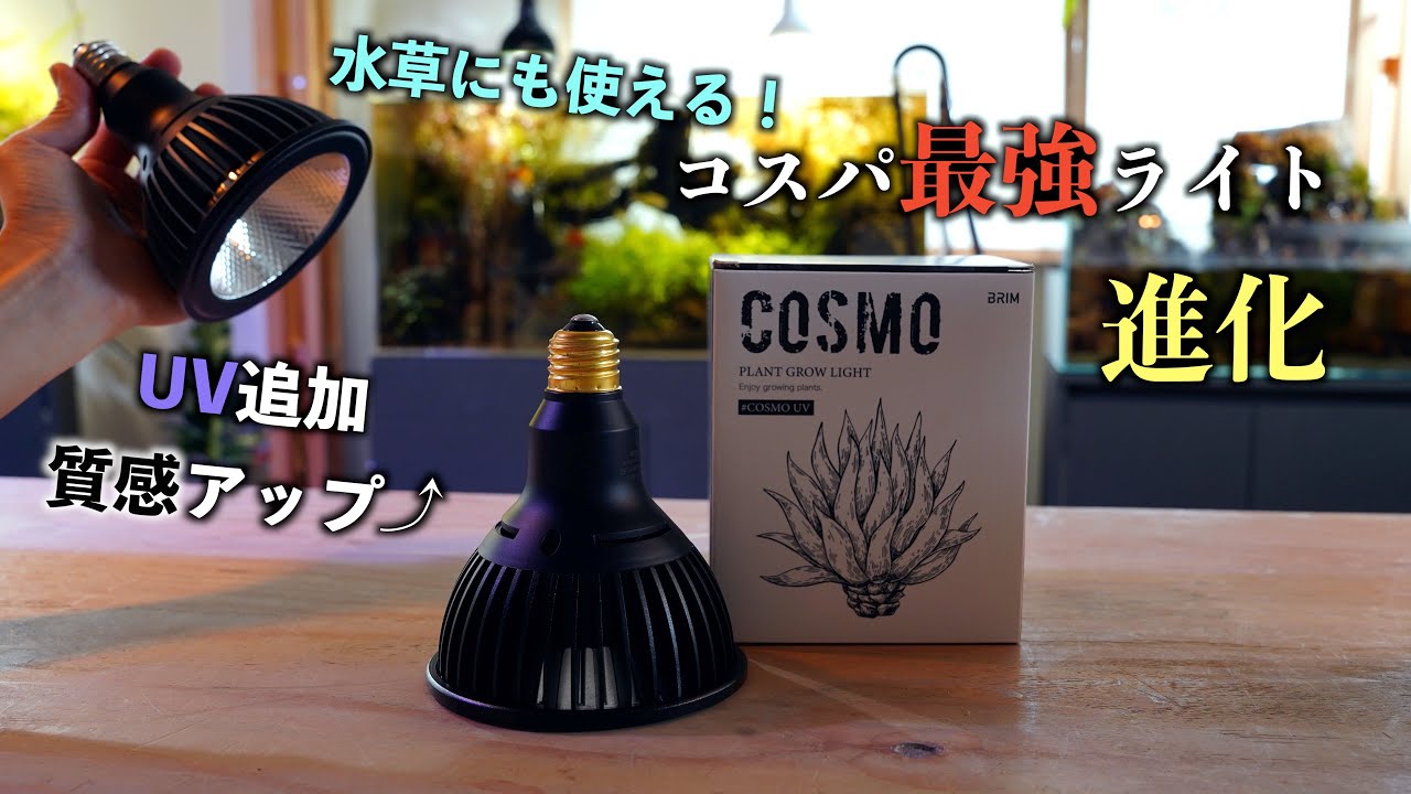 【COSMO UV】 コスパ最強ライトがUV追加でさらに最強に。塗装も変更されさらにかっこよく、高機能に。