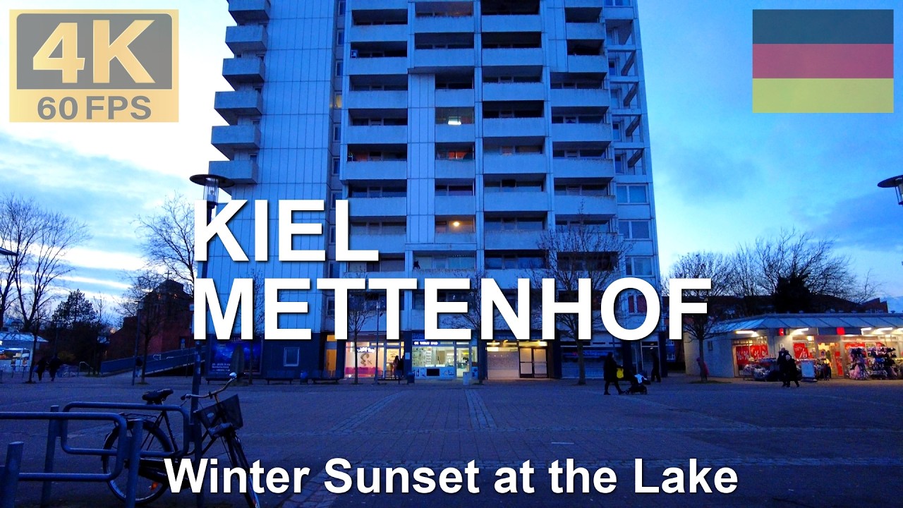 KIEL, Germany 🇩🇪 in 4K | 2025 | Sunset Walk in Mettenhof