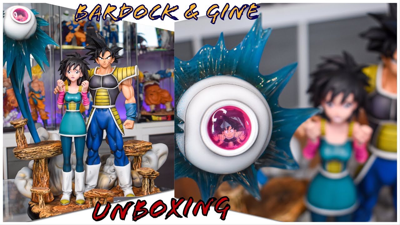 Dragonball Super 🐉 Bardock & Gine Statue unboxing