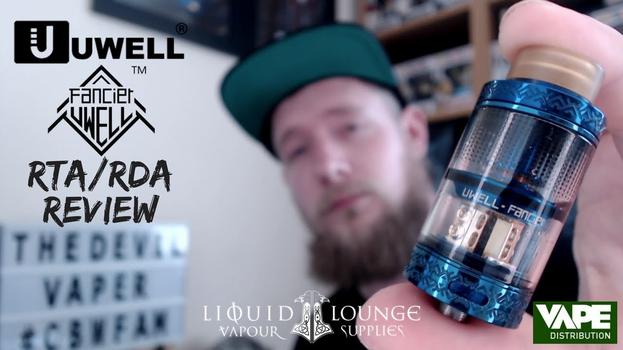 Uwell Fancier RTA/RDA Review + BUILD TUTORIAL