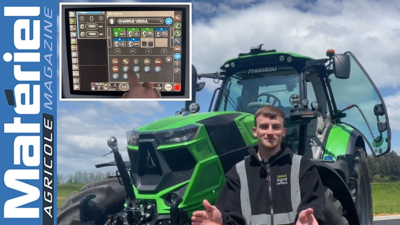 Séquences de bout de champ Deutz-Fahr SDS | Vesoul Agrocampus