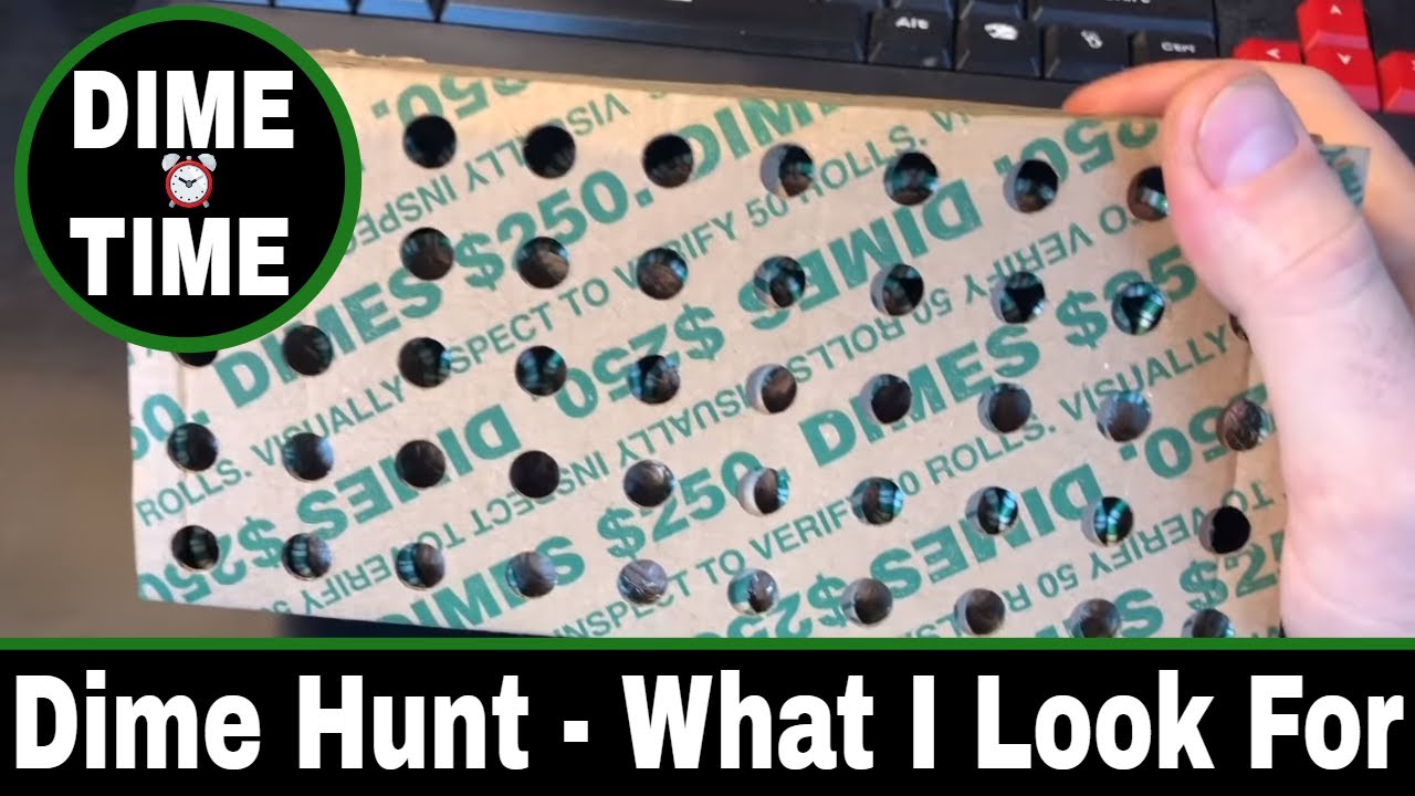 Dime Time - Roll Hunting Dimes and What To Look For!