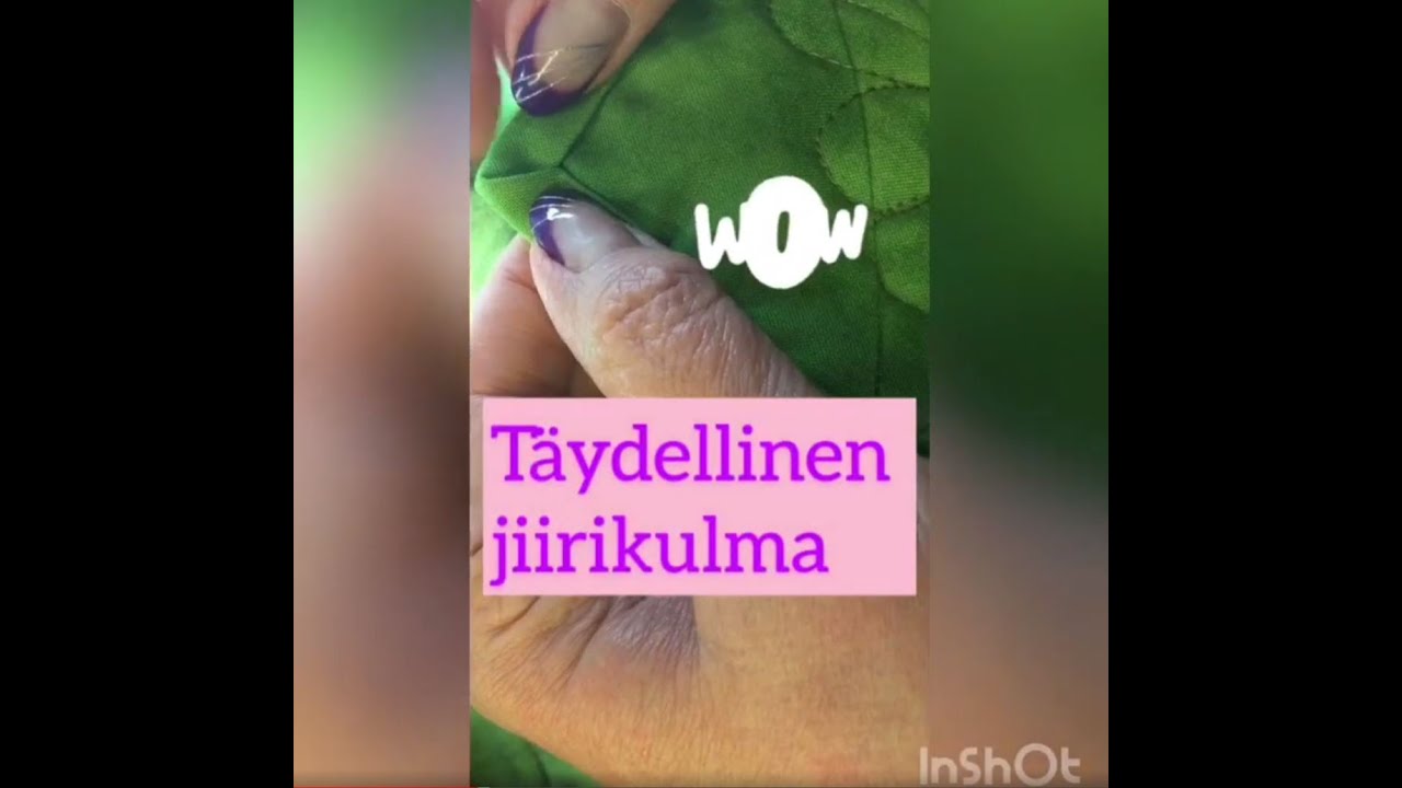 Tilkkupeiton reunakantin ja jiirikulmien tekeminen