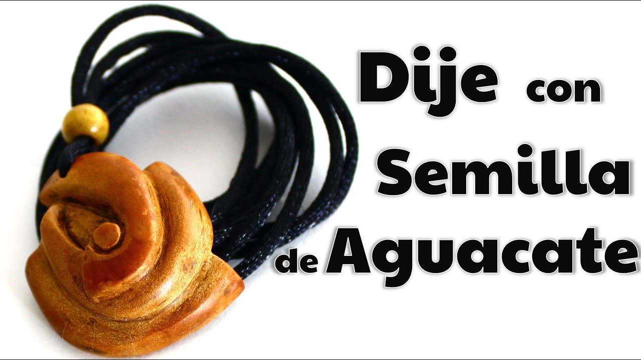 Como hacer un Dije con 🥑 Semilla de Aguacate