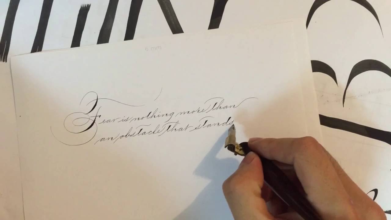 Writing Spencerian - Calligraphy By Hoang