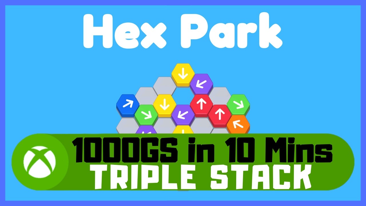 Hex Park #Xbox Achievement Guide - 1000GS in 10 mins - Triple Stack