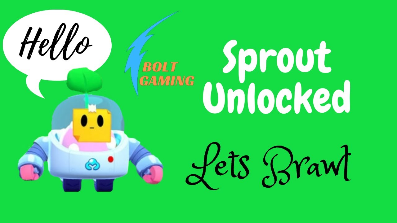 SPROUT UNLOCKED || Trying it for the first time in Brawl Stars and this happened