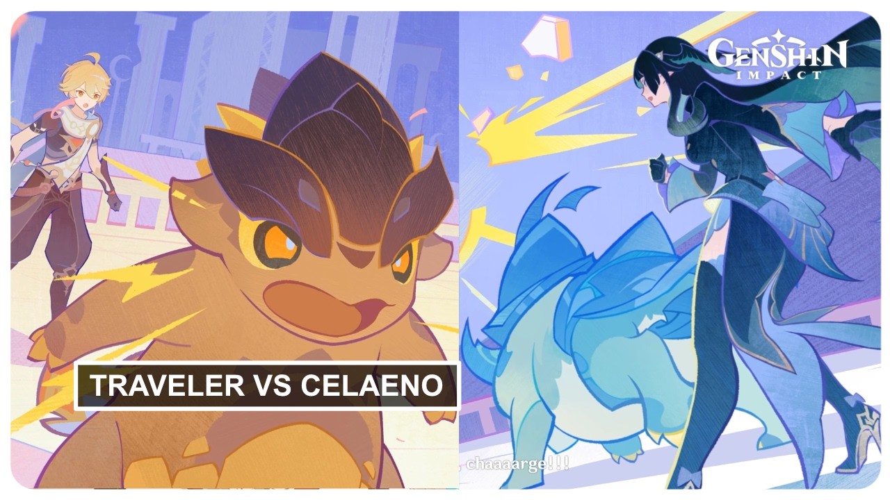 Traveler vs Celaeno Final Battle | Genshin Impact 6.5 (Cutscene)