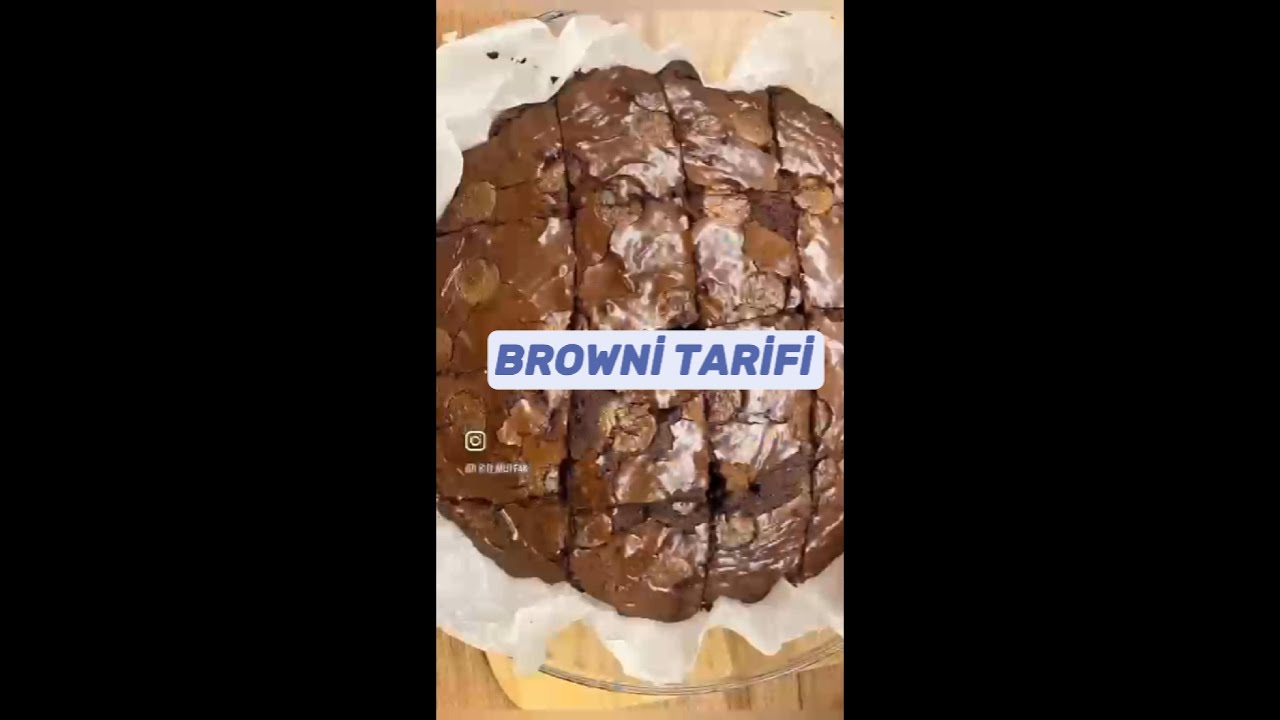SÜTLÜ ÇİKOLATALI BROWNİE TARİFİ  🍫