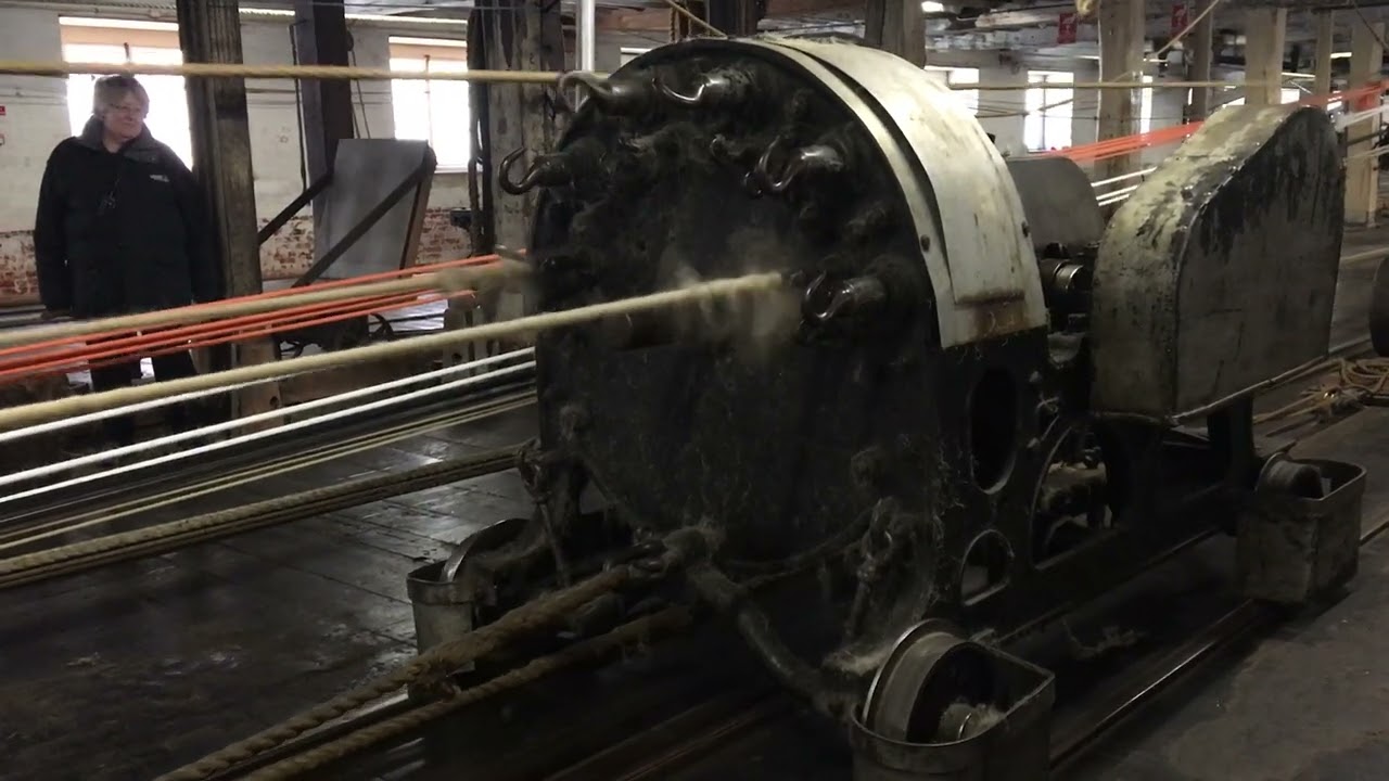 Historic Chatham rope making machine