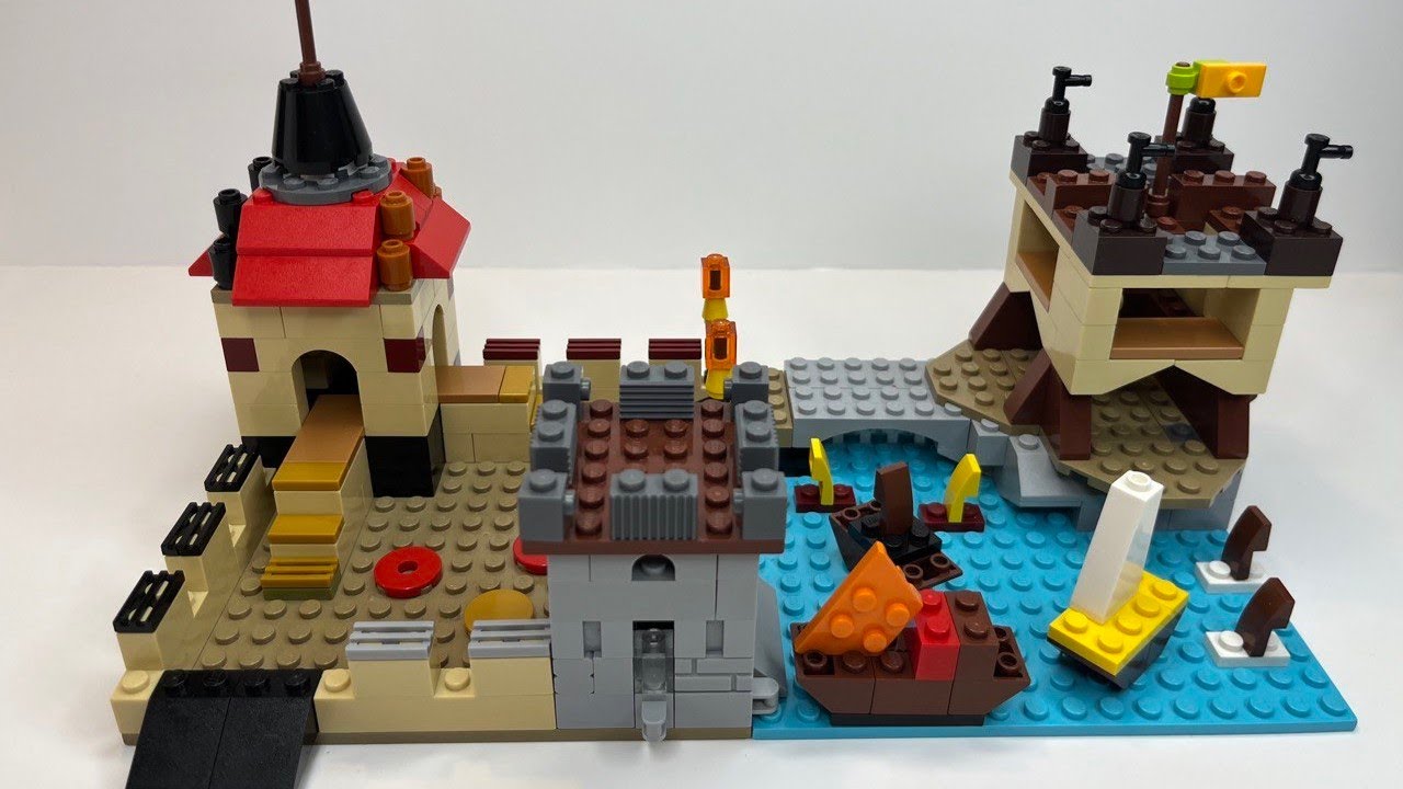 Lego classic 11717/10717. How to build fortress PART 1