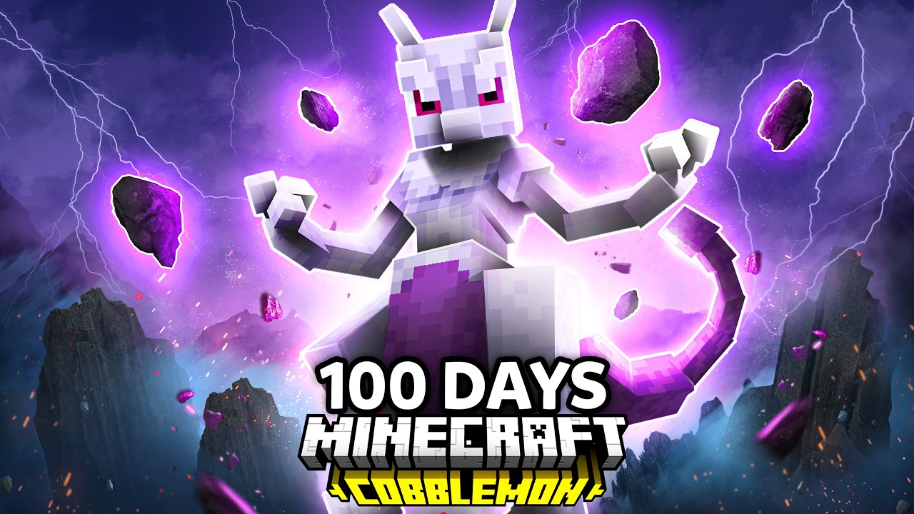 I Spent 100 Days in Cobblemon Minecraft VS. my Rival! (Duos Cobblemon)