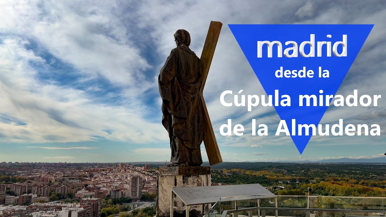 MADRID desde el MIRADOR de la ALMUDENA - 4k