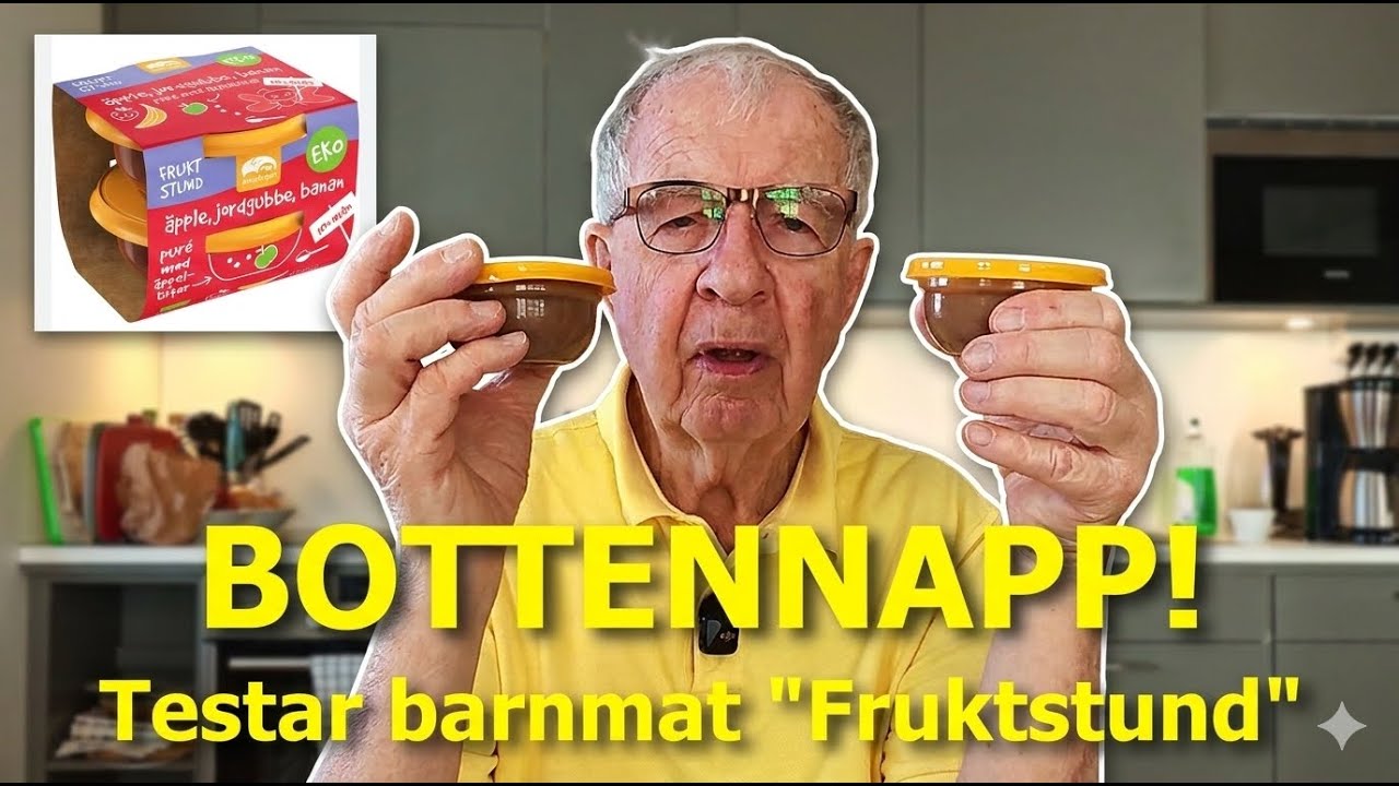 BOTTENNAPP - Testar barnmat - FRUKTSTUND