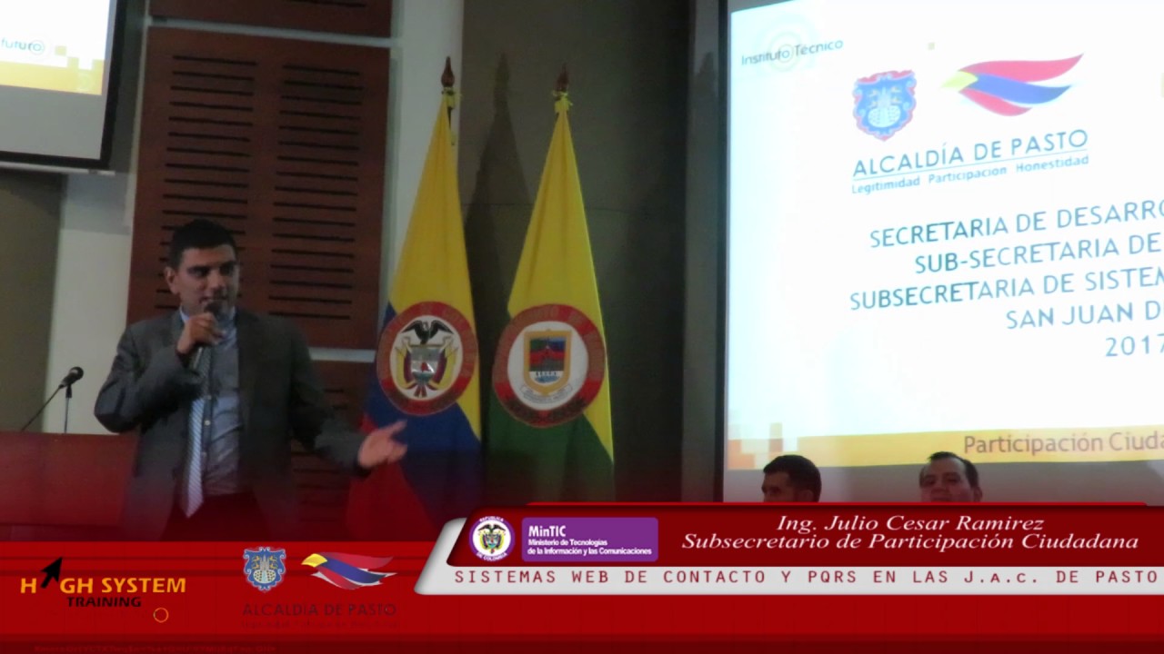 Reuni&oacute;n J A C - Alcald&iacute;a de Pasto - High System Training