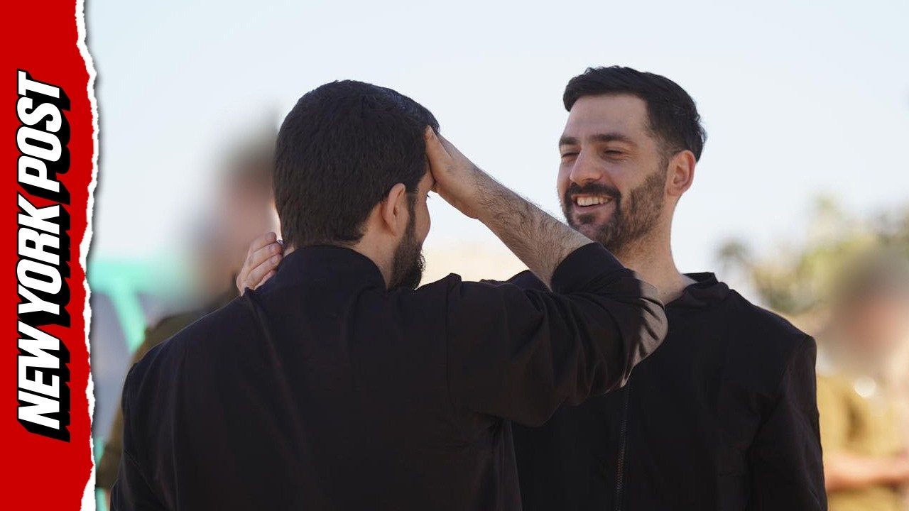 Twin Brothers Among Released Hostages Greeted by Cheers as They're Taken to Hospital