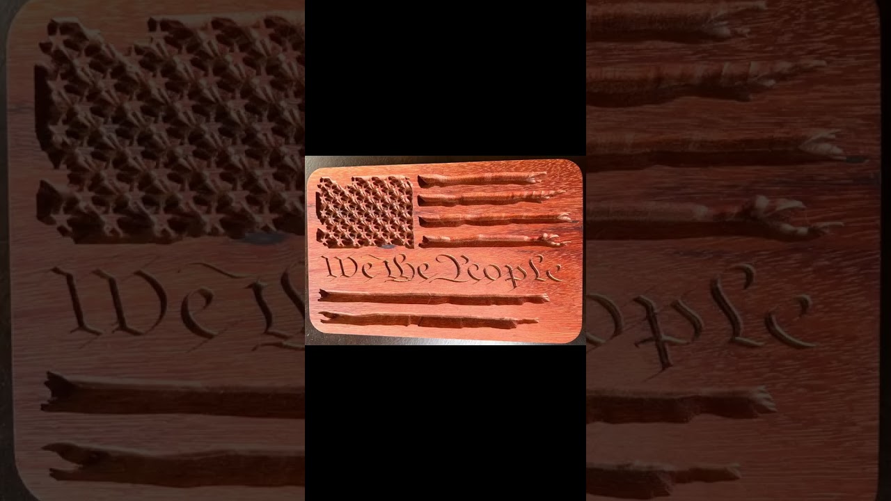 Flags - Assorted shapes, sizes, and wood. 