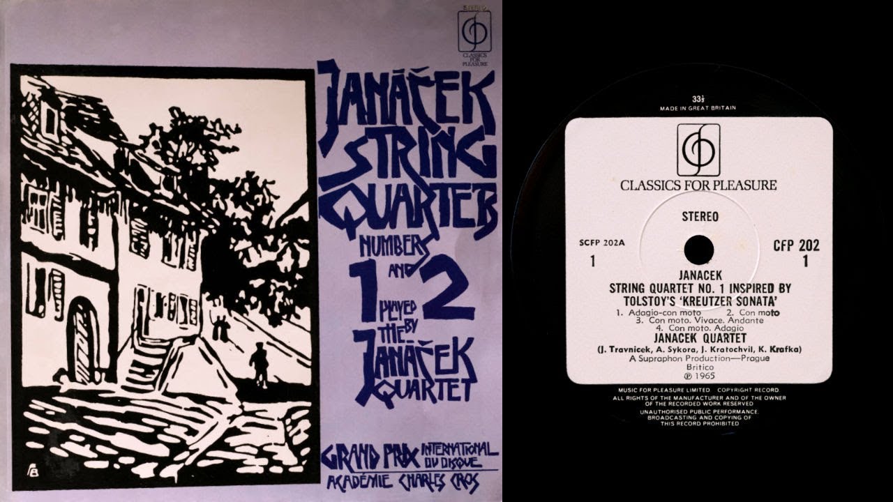 Jan&aacute;ček - String Quartet No.1 (Jan&aacute;ček Quartet) (vinyl: MC-1x, Graham Slee, CTC Classic 301)