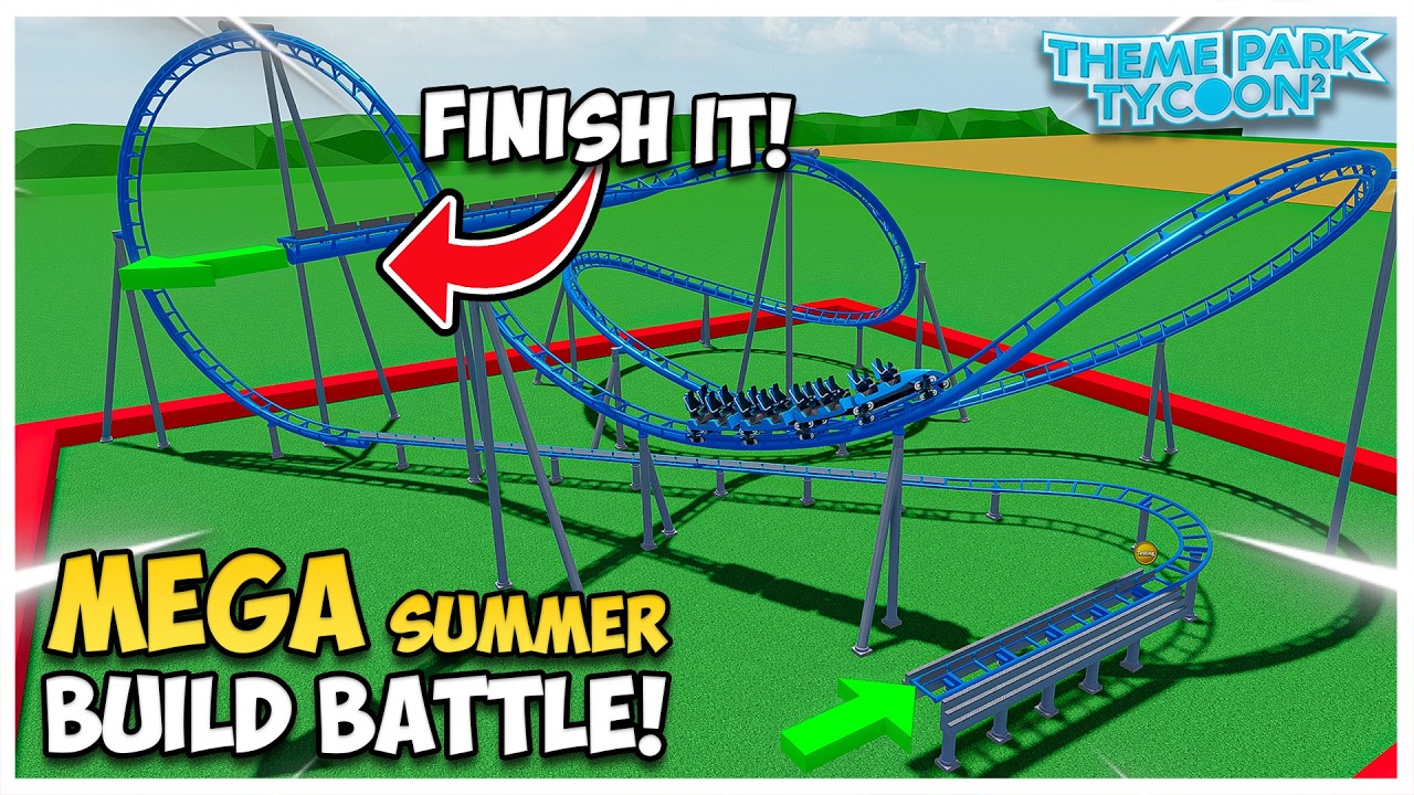 25,000 Robux MEGA Summer Build Battle in Theme Park Tycoon 2!