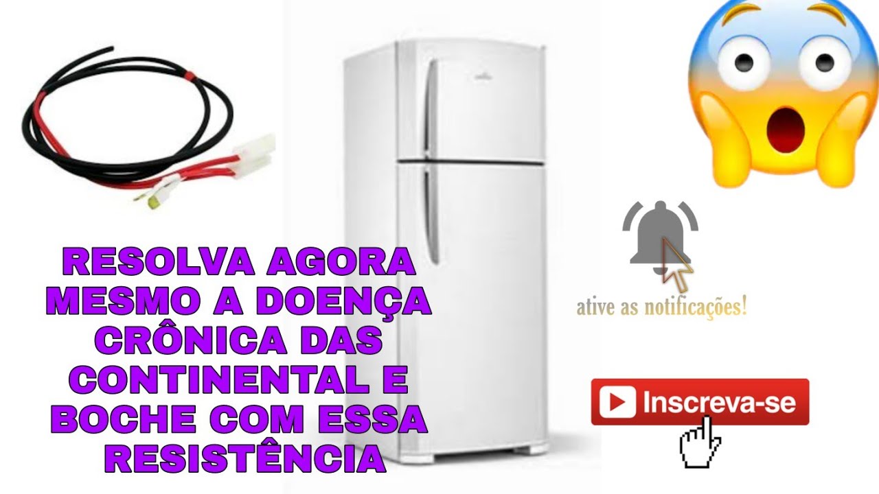 GELADEIRA CONTINENTAL OU BOCHE, GELA EM CIMA E NAO GELA EM BAIXO? RESOLVA AGORA DE UMA VEZ.