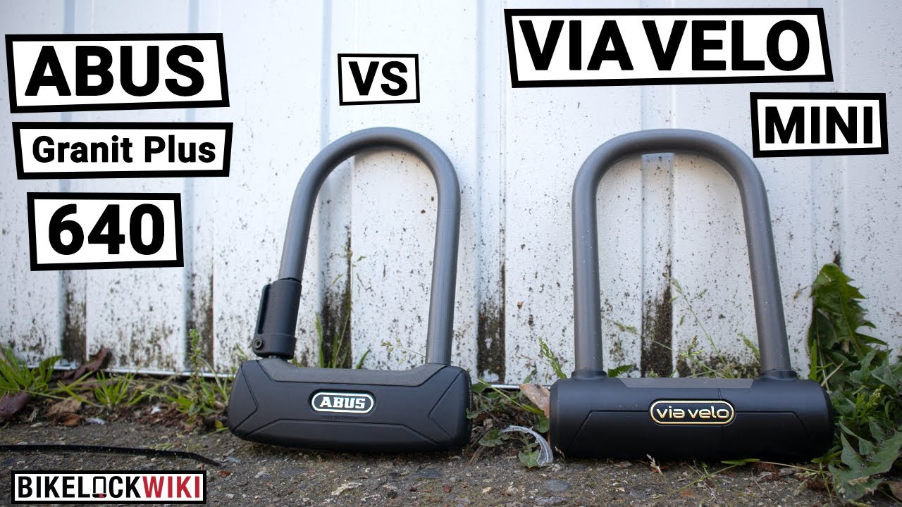 ABUS Granit Plus 640 vs Via Velo Mini - Bike Lock Destruction Testing