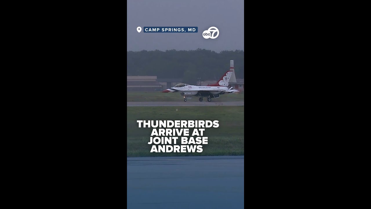 Aircraft arrives ahead of  2025 Joint Base Andrews Air Show