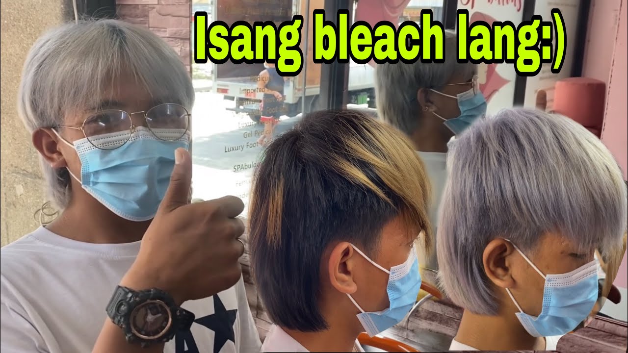 Paano ma achieved ang grey / gray hair color sa isang bleach lang? Grey hair color tutorial