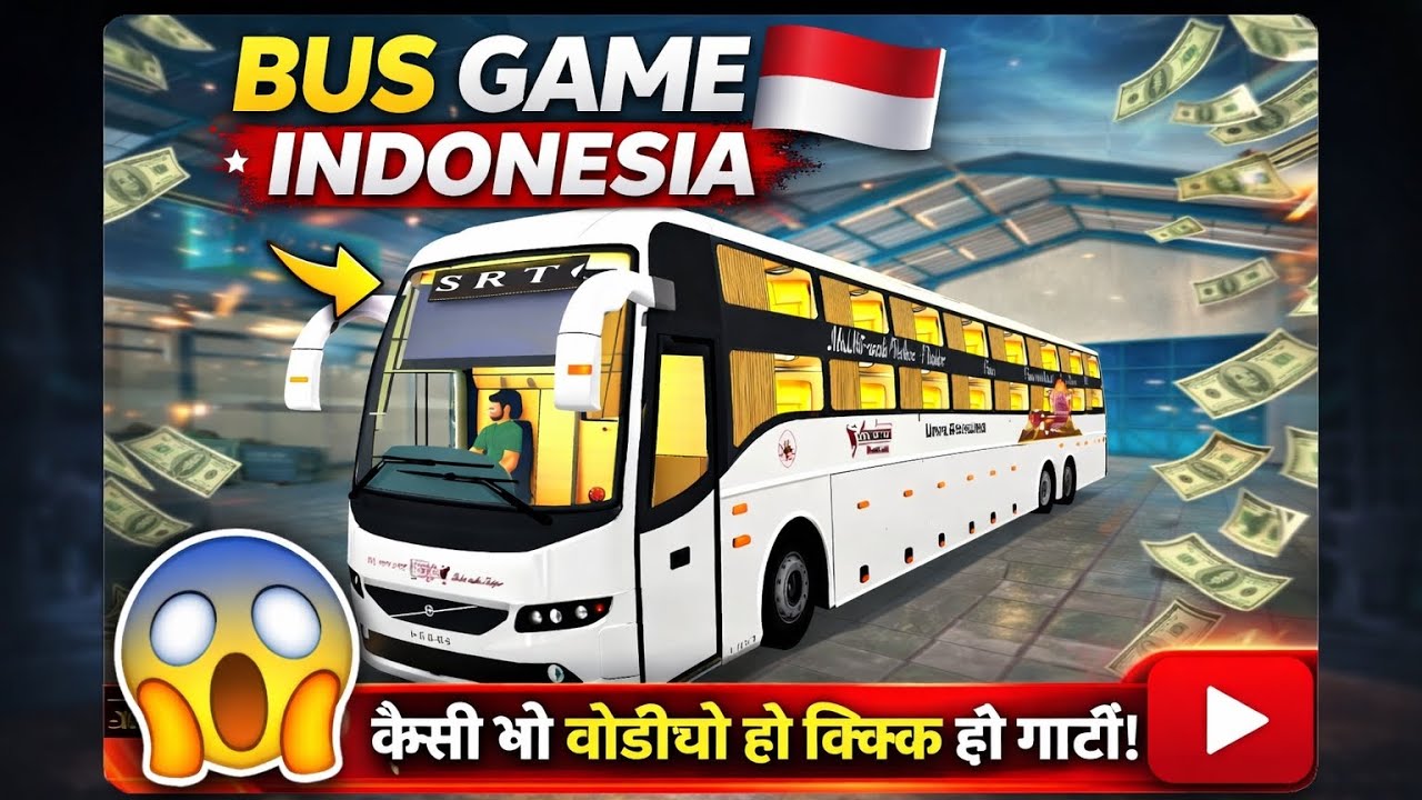 Bus.Indonesia Double Decker SRT Bus Gameplay 🔥 | Full Career Mode Long Drive | BUSSID Indonesia 2026