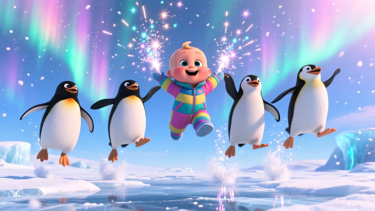 Penguin Dance Song | Fun Nursery Rhyme Song for Kids