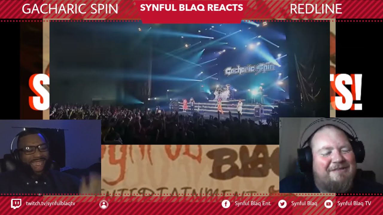 Japanese Rock Week Synful Blaq Reacts - Gacharic Spin - Redline
