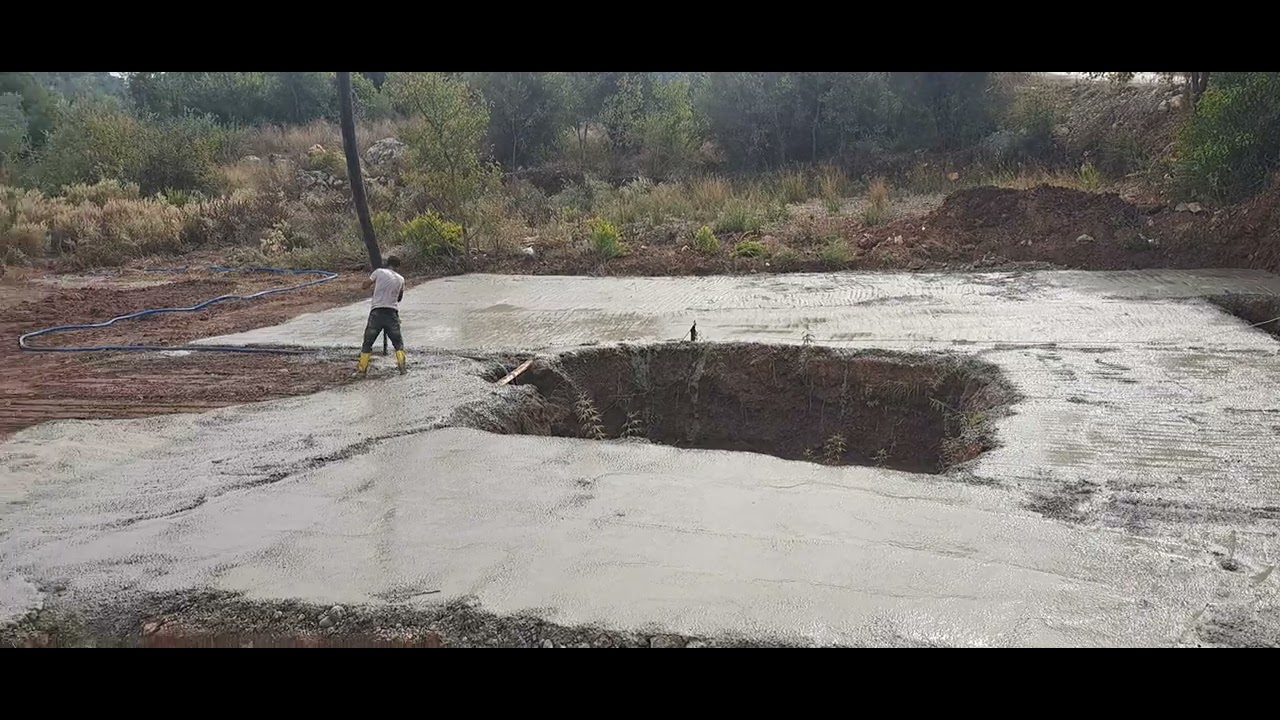 Muğla Ortaca 184 m2 Gazbeton Çelik Villa Projemizin Alt Temel Gro Beton Uygulaması