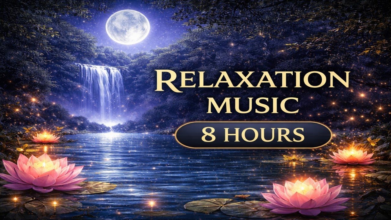 8 Hours Relaxation Music 🌙 Deep Sleep, Calm Mind & Peace