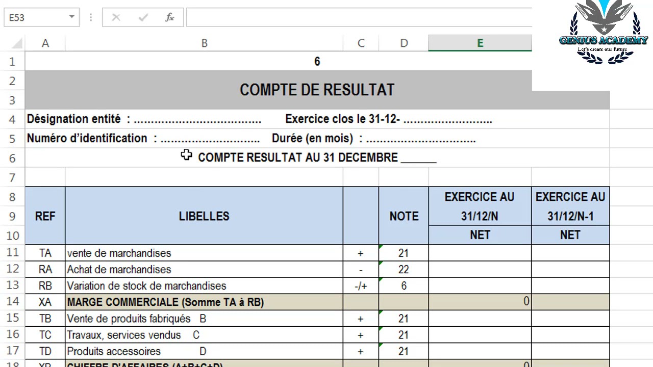 Comment Monter la DSF (Etats Financiers) partie 1