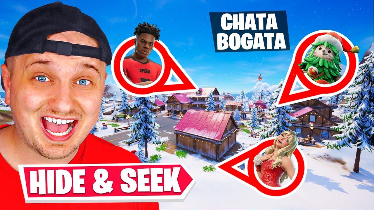 50 WIDZ&Oacute;W ZIMOWY CHOWANY FORTNITE