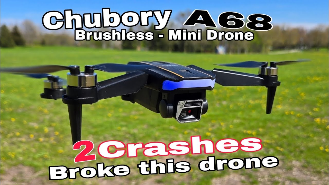 Chubory A68 Mini Drone (2 Crashes- Broke The Drone)