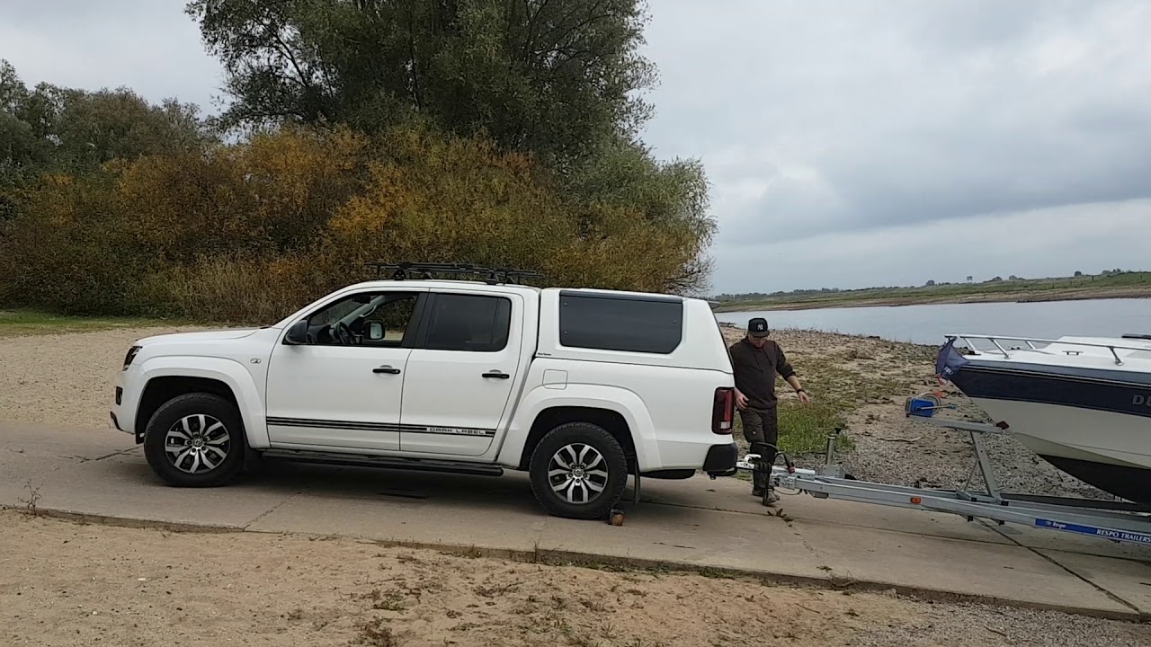 Boot slippen bei Niedrigwasser mit Respo Sliptrailer
