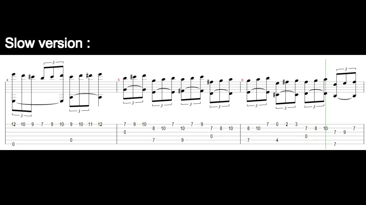 DORAEMON Theme Song - Guitar Tab. + Slow Version