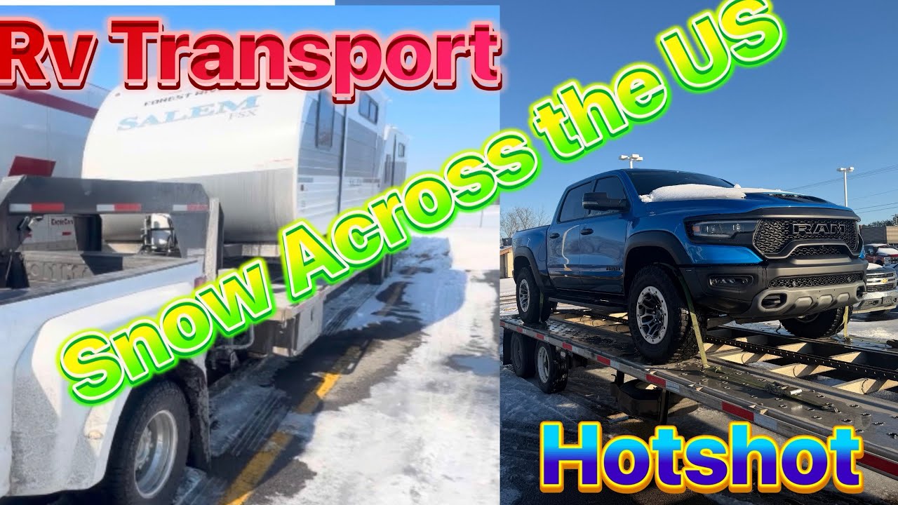 Ram TRX. Перевозка автодомов из Техаса обратно в Индиану. #trx #ramtrx #rvtransport #hotshot #tru...