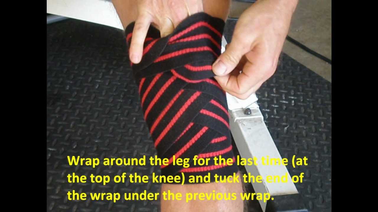 Triple X Cross  Knee Wrap Technique For Squating