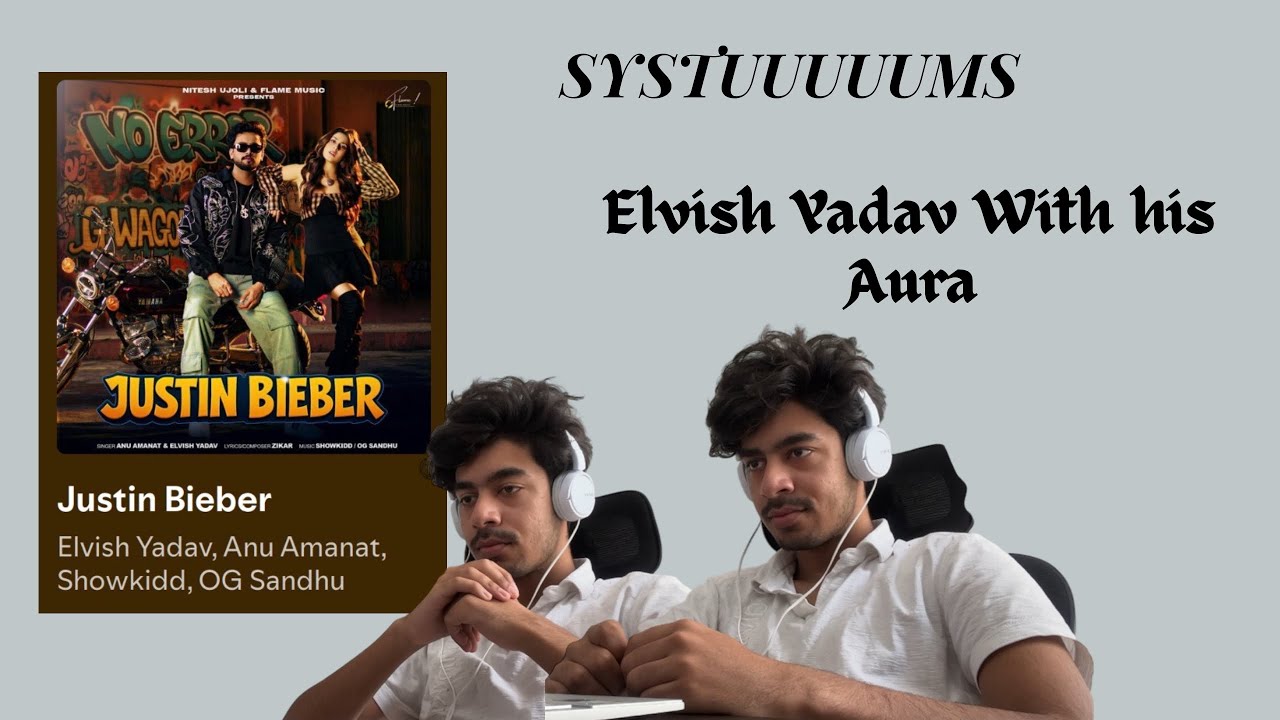 ELVISH YADAV - Justin Bieber | Honest Rating | Unfiltered Bazar 