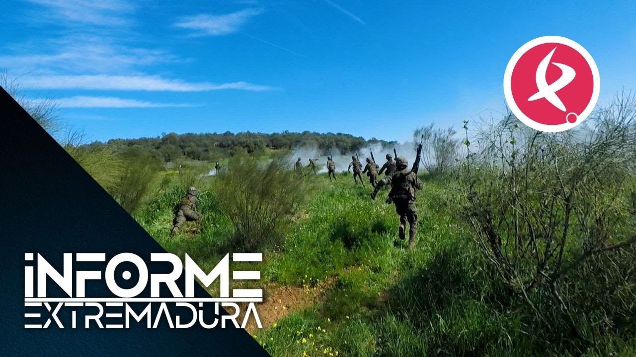 Ejercicios de guerra en el CEFOT de Cáceres: así se toma una trinchera | Informe Extremadura