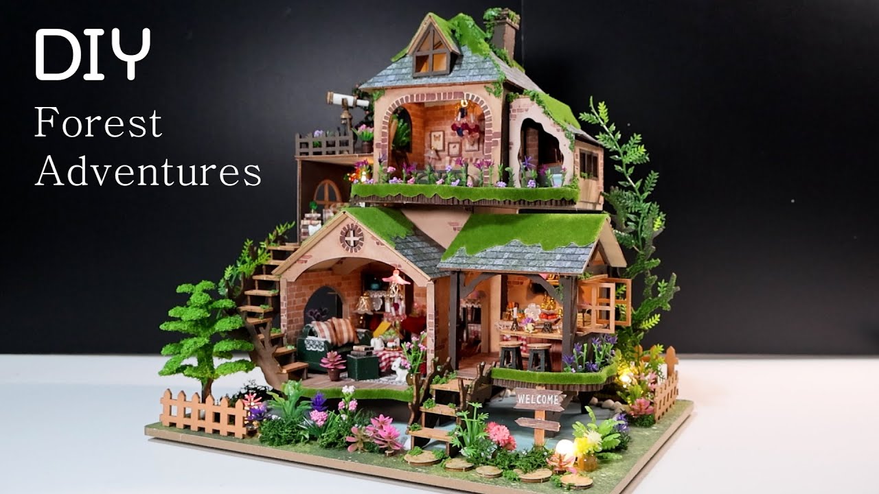 Forest Adventure l 포레스트 어드벤처 l DIY Miniature Dollhouse Kit l 대형 미니어처 miniature 쉽게 만들기