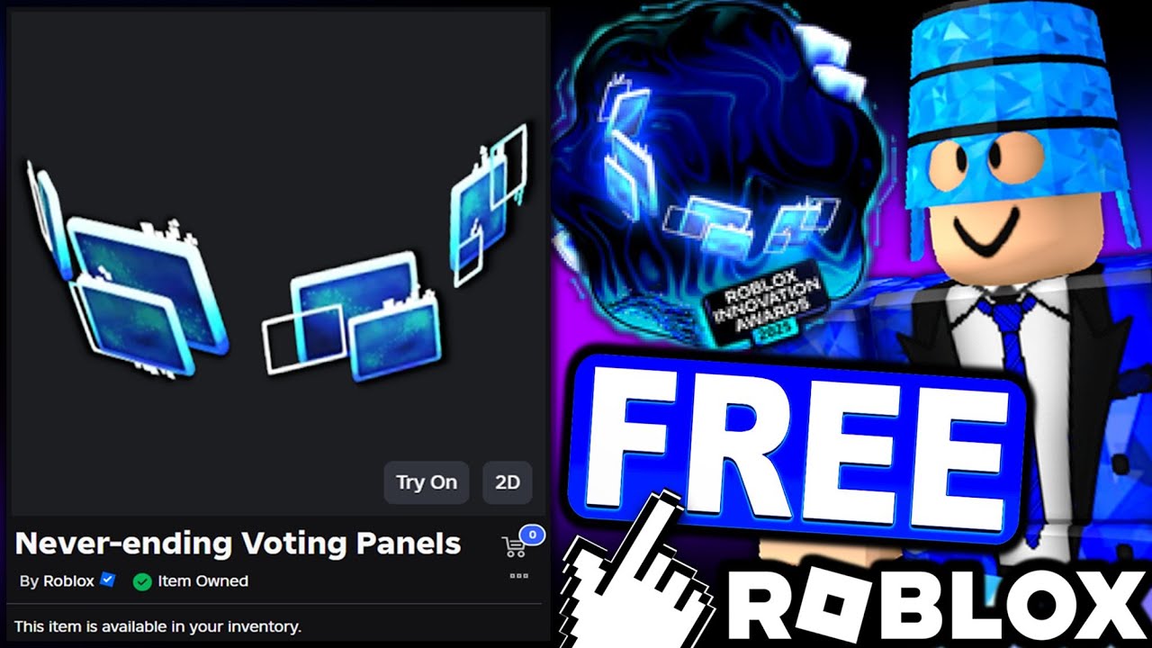 EVENT! HOW TO GET RIA 2025 Never-ending Voting Panels! (ROBLOX INNOVATION AWARDS 2025)