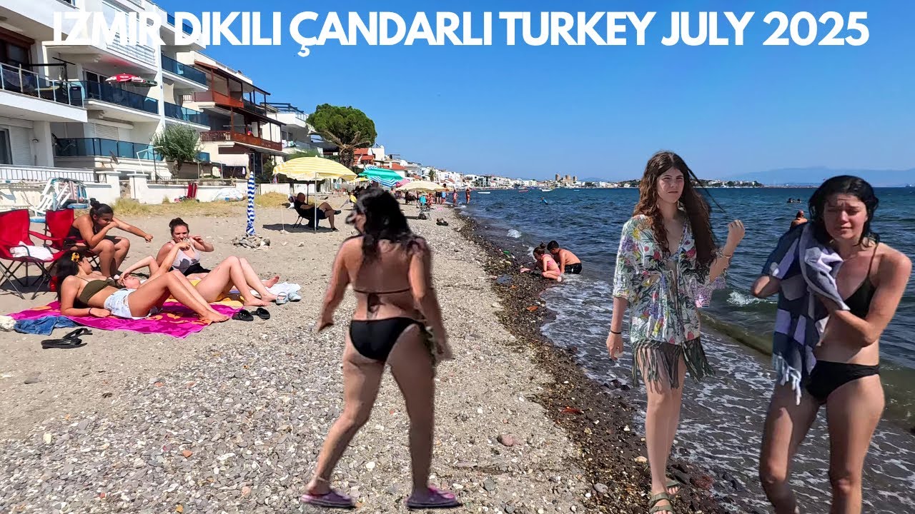 IZMIR DIKILI ÇANDARLI 2025 Walking Tour | 4k UHD 60fps | İZMİR TÜRKİYE