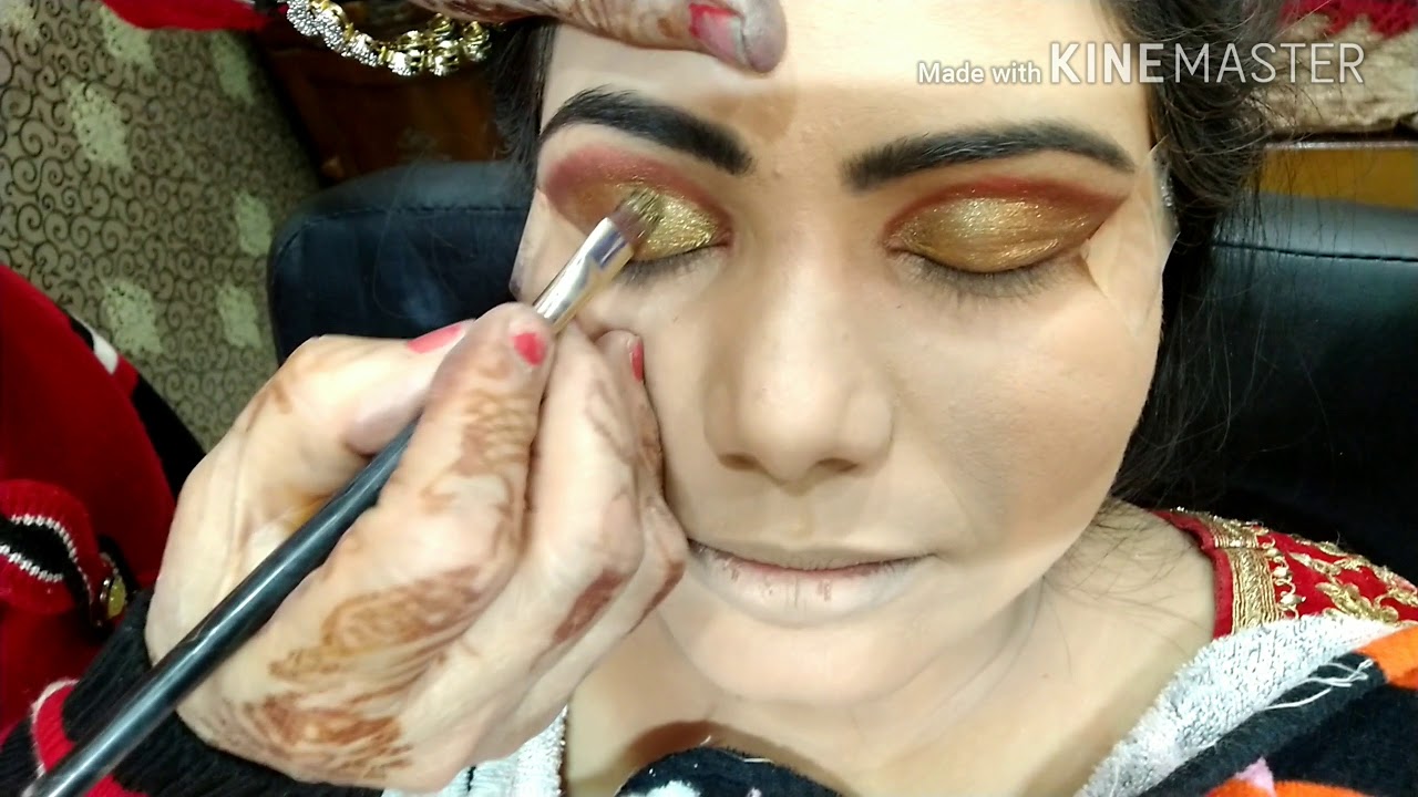 Latest Indian Bridal MakeUp krylon Base Tutorial In Hindi