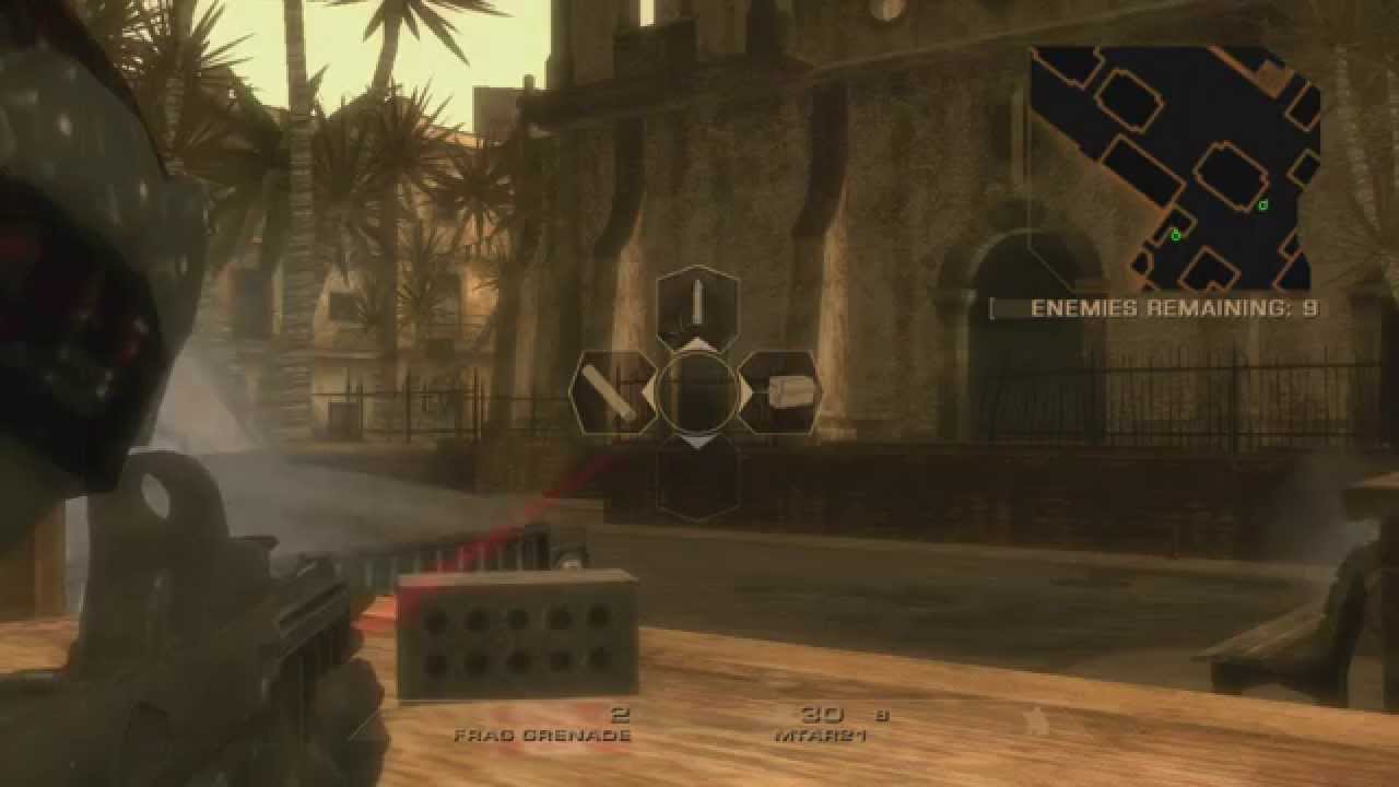 Rainbow Six Vegas T-Hunt walkthrough Border Town