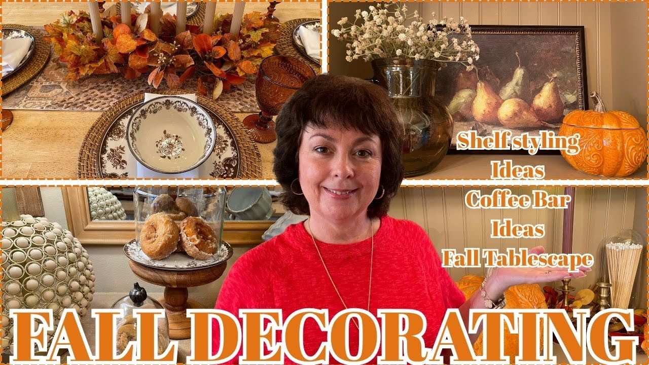 FALL DECOR 2025 | SHELF STYLING IDEAS | COFFEE BAR IDEAS