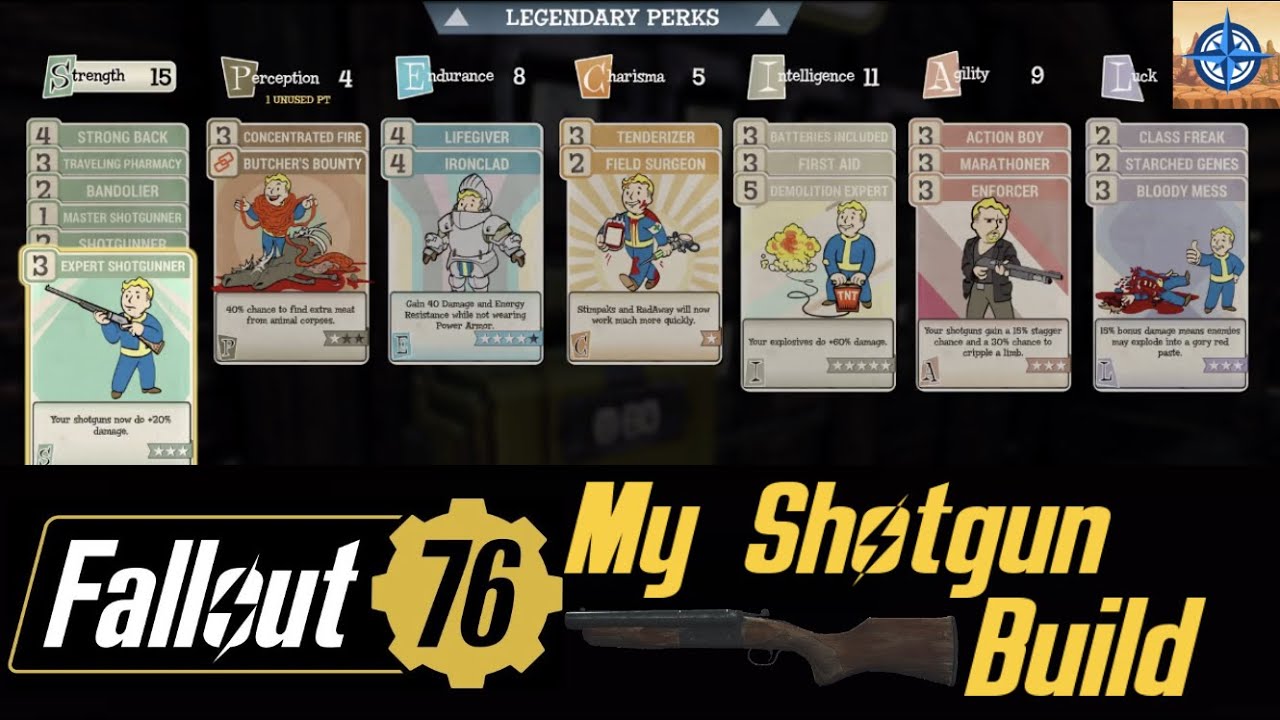 Fallout 76: My Shotgun Build