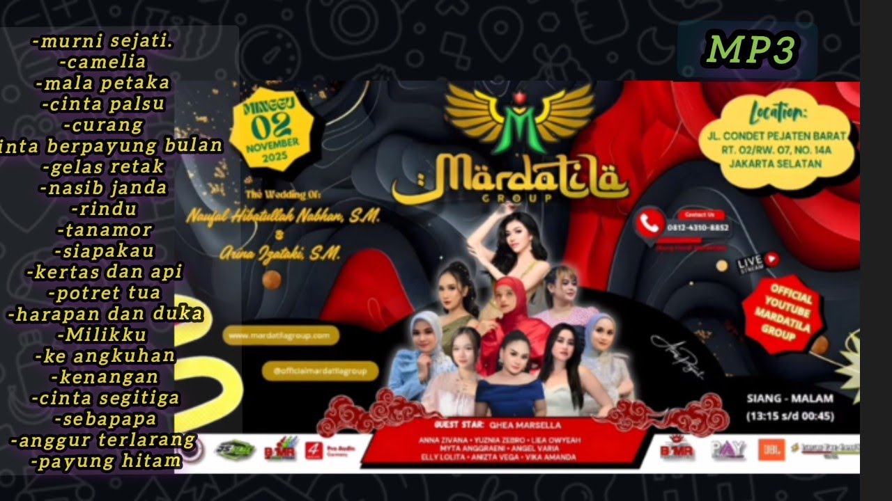 MP3 MARDATILA GROUP edisi condet Pejaten barat