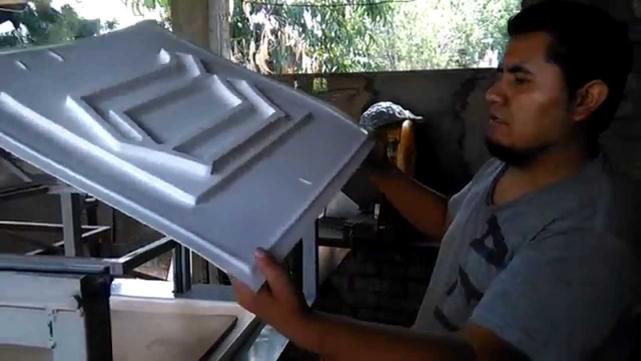 demostracion de como usar una termoformadora